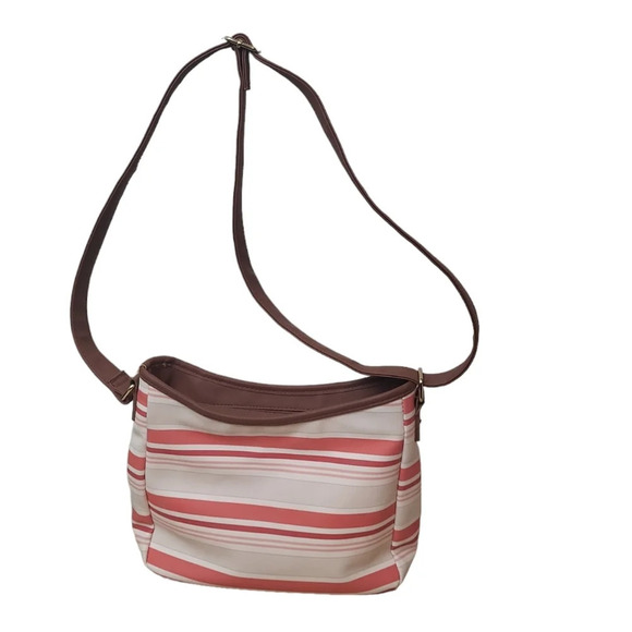SALMON Tan Stripes Crossbody Bag - Picture 8 of 9